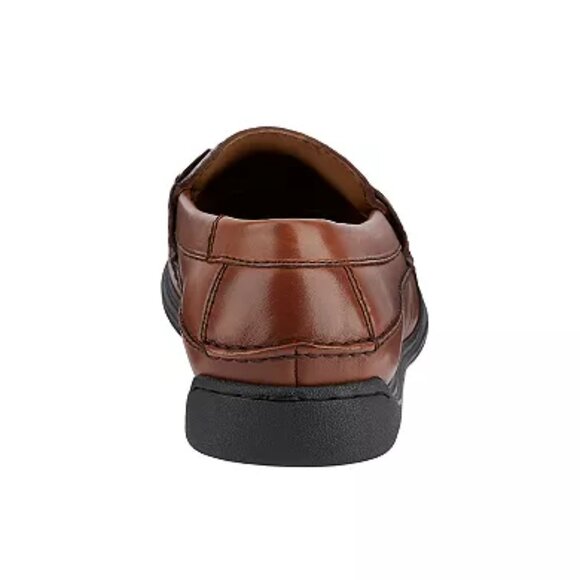 Dockers Sinclair Leather Dress Casual Tassel Loafer Shoes, Antique Brown, 8.5